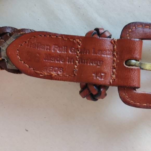 Italian Full Leather Belt  m/L - Picture 5 of 5